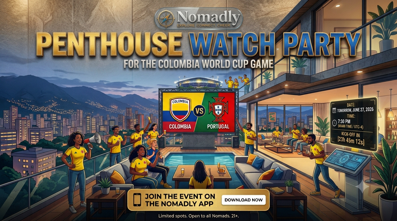 Penthouse Watch Party - Colombia vs Portugal